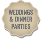 Wedding and Dinner Party button